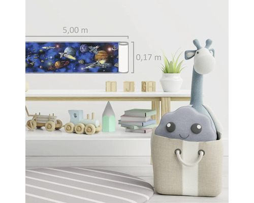 Border 9993-13 Alleen Borders Kinderruimte Glow-in-the-Dark Blauw 5 m x 17 cm