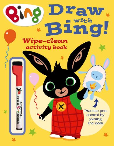 Draw With Bing! Wipe-clean Activity Book - Bing (Paperback)