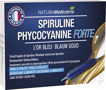 Natura Medicatrix Spiruline Phycocianine Forte 20 Ampoules