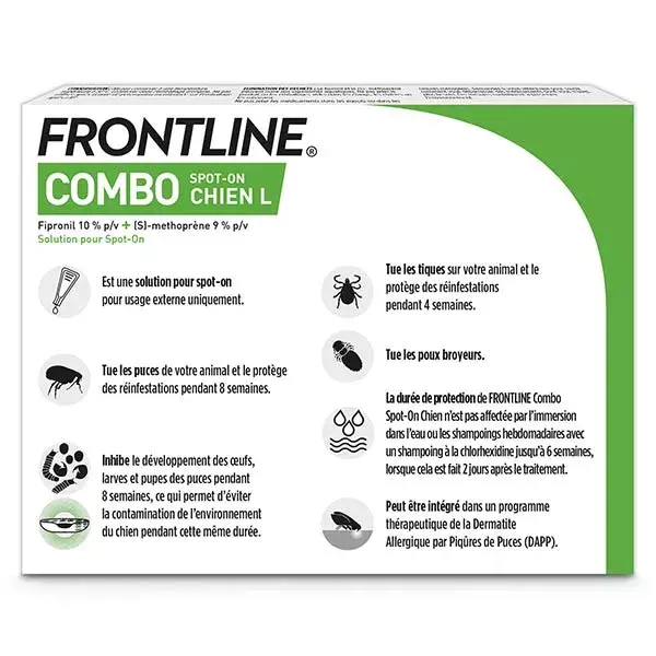 Pipetas Frontline Combo Dog L 6
