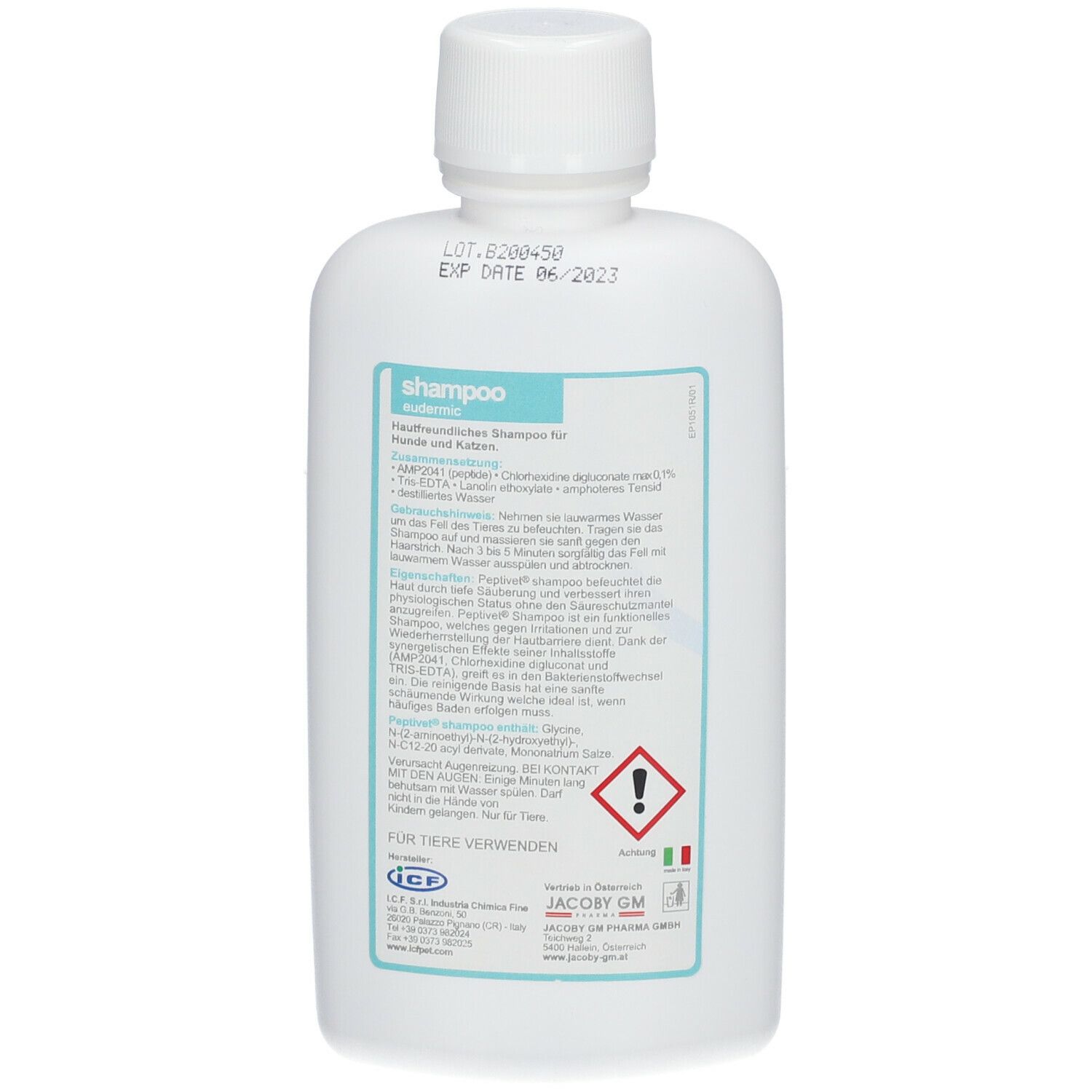 Peptivet® Shampoo für Hunde und Katzen