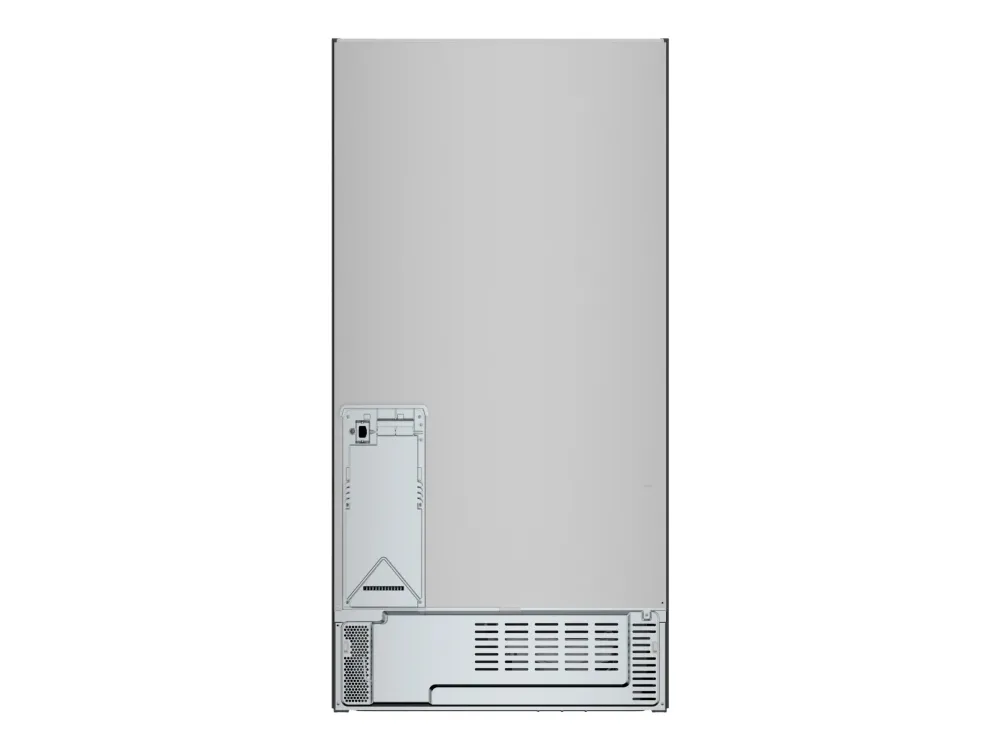 Siemens KF96NAXEA - Køleskab/fryser - bund-fryser - bredde: 91 cm - dybde: 73.1 cm - højde: 183 cm - 605 liter - Klasse E - BlackSteel