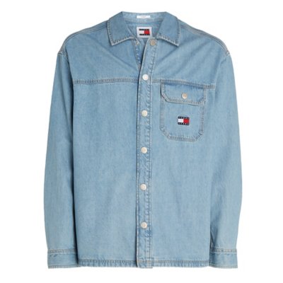 Chemise à manches longues homme Tjm Essential Denim Over TOMMY HILFIGER