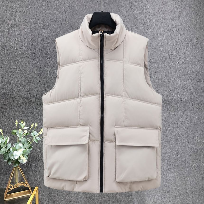Fireon - Puffervest met opstaande kraag en rits
