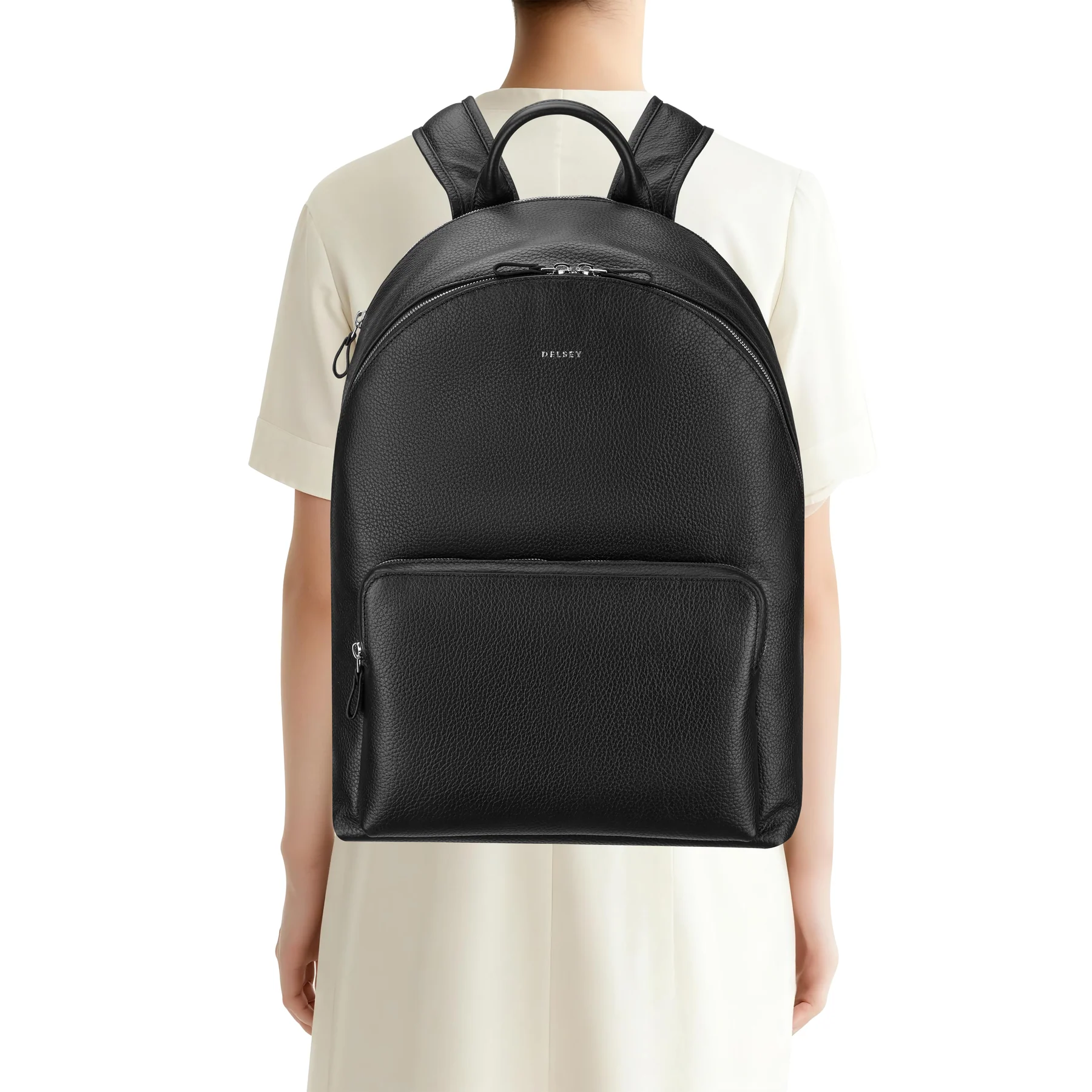 SAC A DOS - Sac à dos en cuir avec 2 compartiments