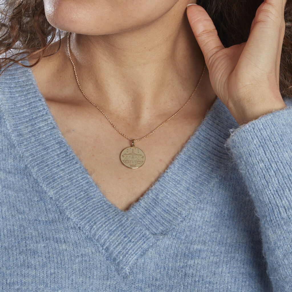 Collier Astro Plaqué Or