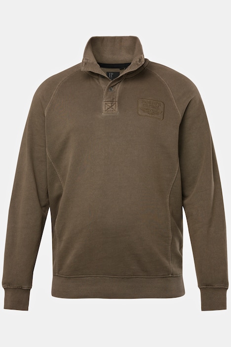 Troyer, Sweat, Kragen mit Zipper, bis 8 XL