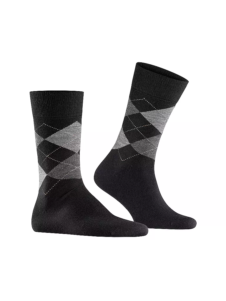 BURLINGTON Herren Socken EDINBURGH black schwarz