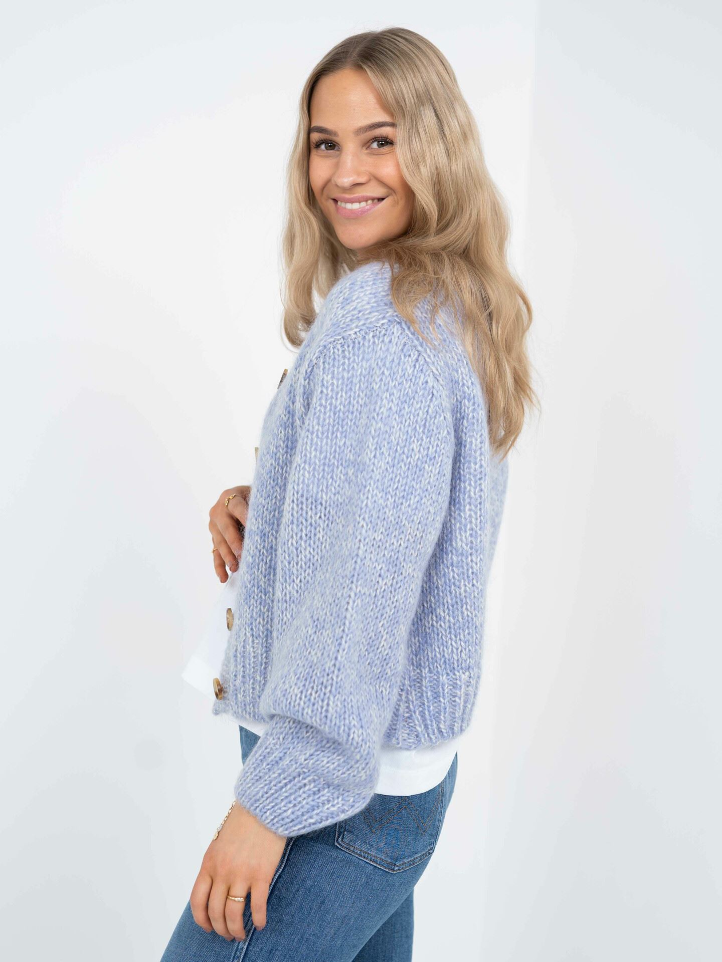 Suanne New Long Sleeve Knit Short Cardigan