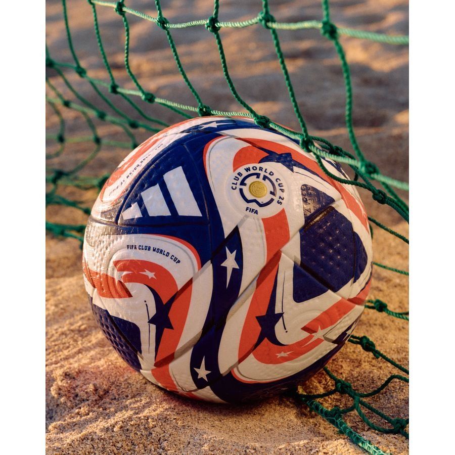 adidas Ballon Pro Club World Cup 2025 Ballon de Match - Blanc/Bleu/Bleu Marine/Lucid Red