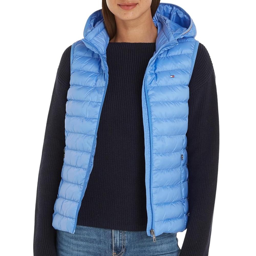 Tommy Hilfiger Doudoune sans manche Bleu Femme Tommy Hilfiger Global