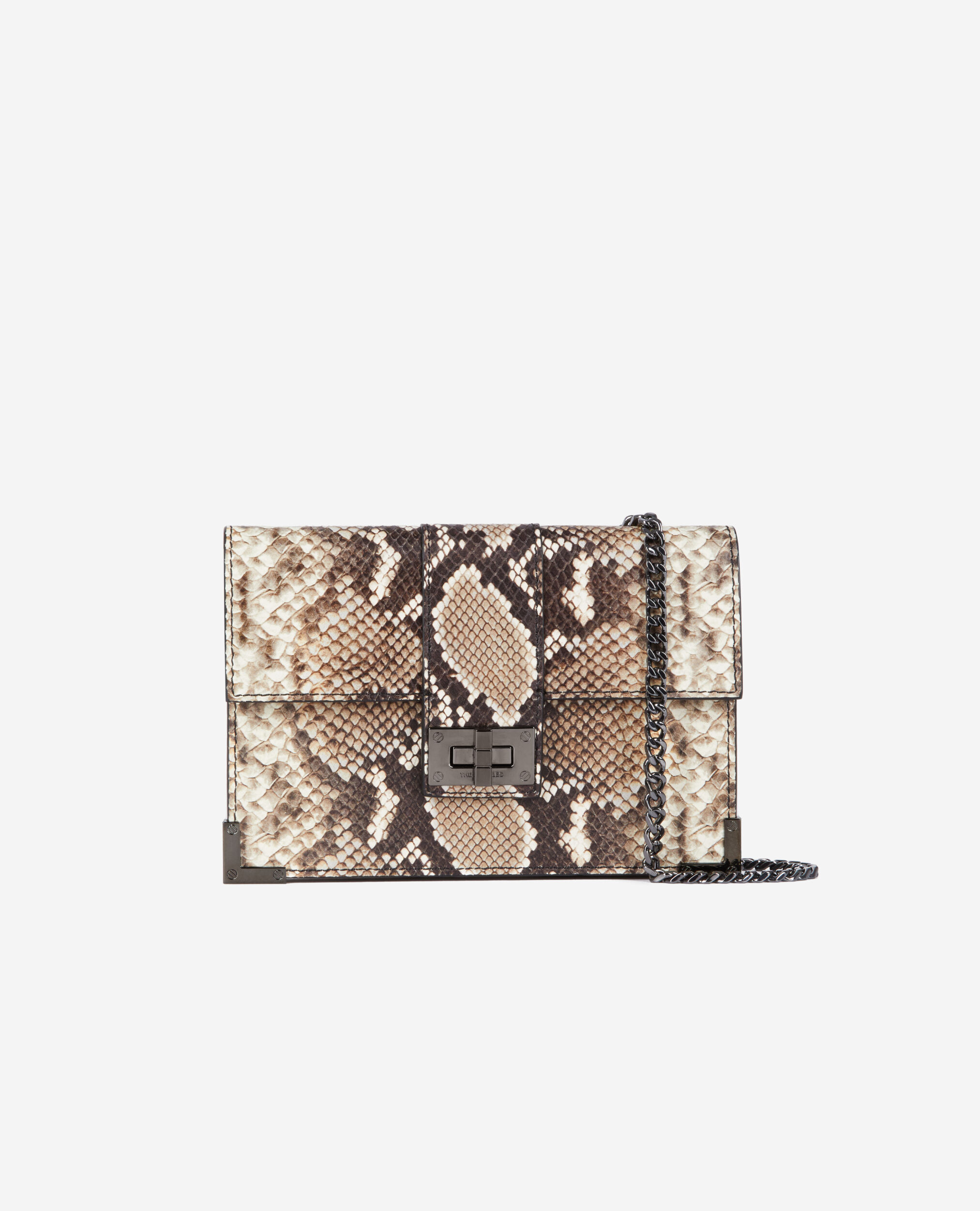 Pochette Emily medium en cuir
