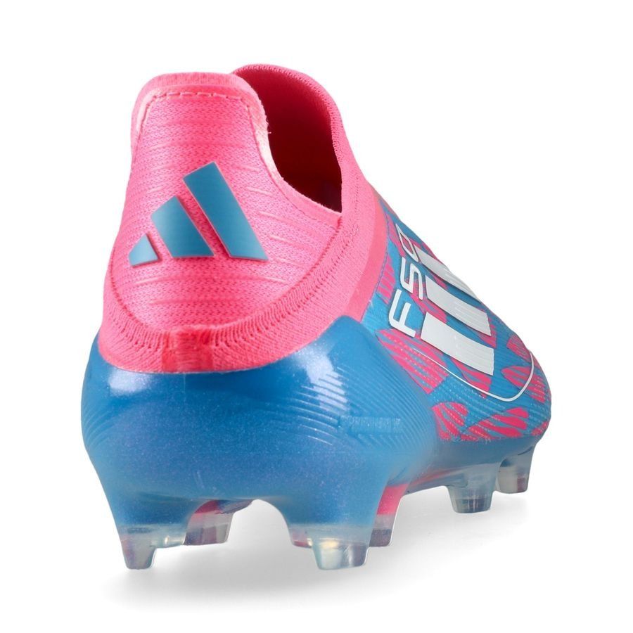 adidas F50 Elite Laceless FG Reemergence - Bleu/Blanc/Rose