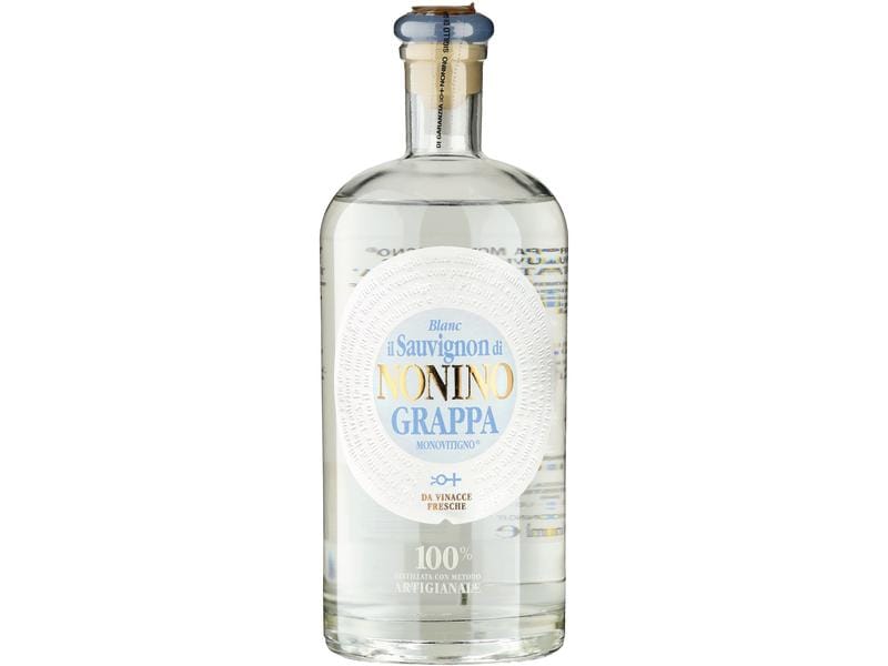 Nonino  Grappa Il Sauvignon blanc Monovitigno 0.7 l Aromatischer Weinbrand aus Italien