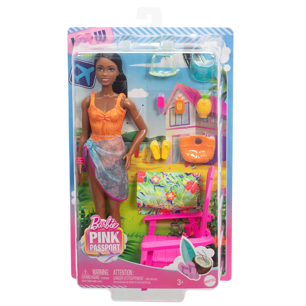 Barbie Pink Passport Hawaii Puppe
