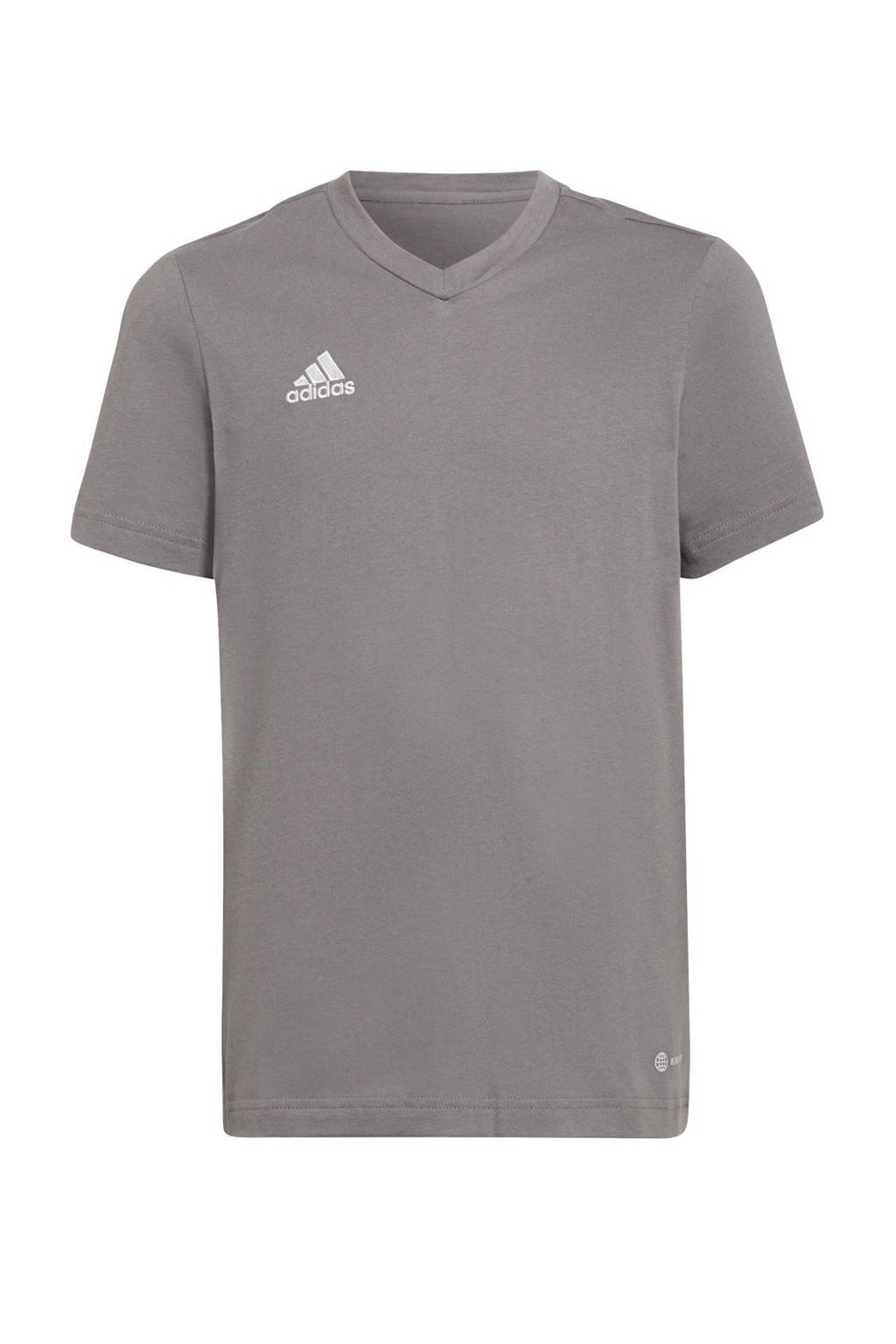 adidas junior voetbalshirt grijs