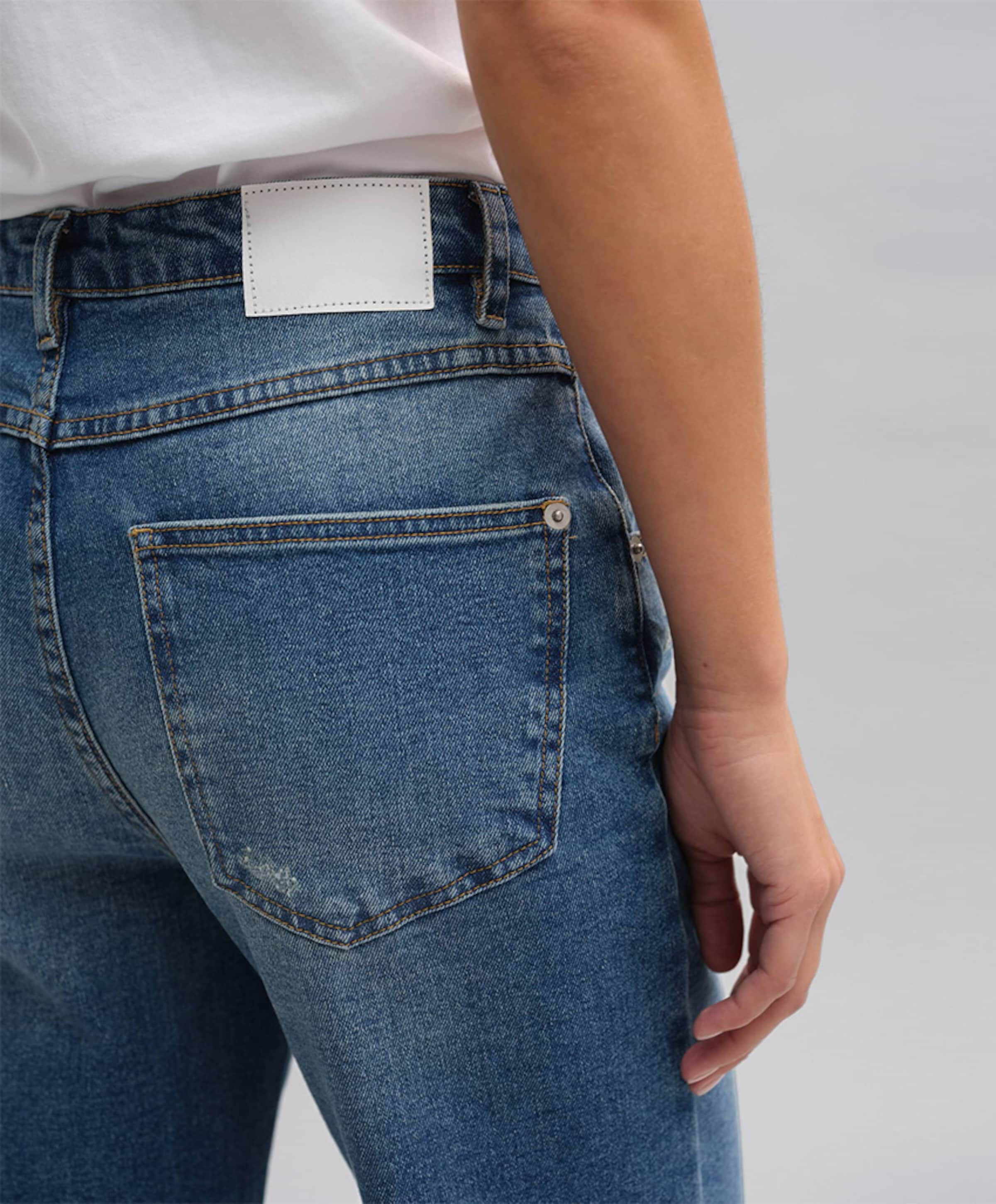 OPUS Lani twist dames jeans blauw