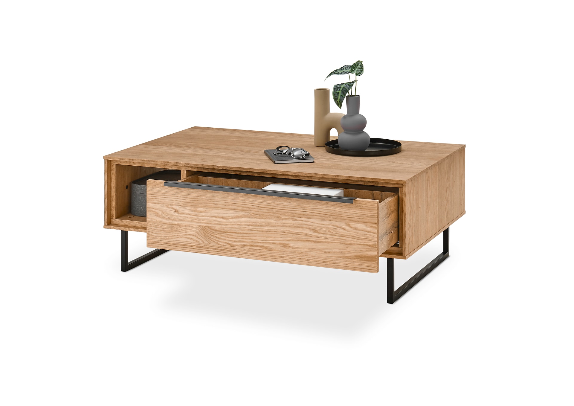 set one by Musterring CouchtischJackson 110 x 40 cm Eiche furniert/Eiche Nachbildung