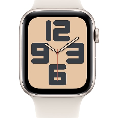 Apple Watch SE (2024) 44 mm Cell M/L - Starlight Aluminium Sport Band
