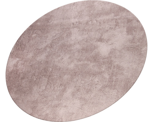 Shaggy Wellness vloerkleed, roze, rond, Ø 160 cm