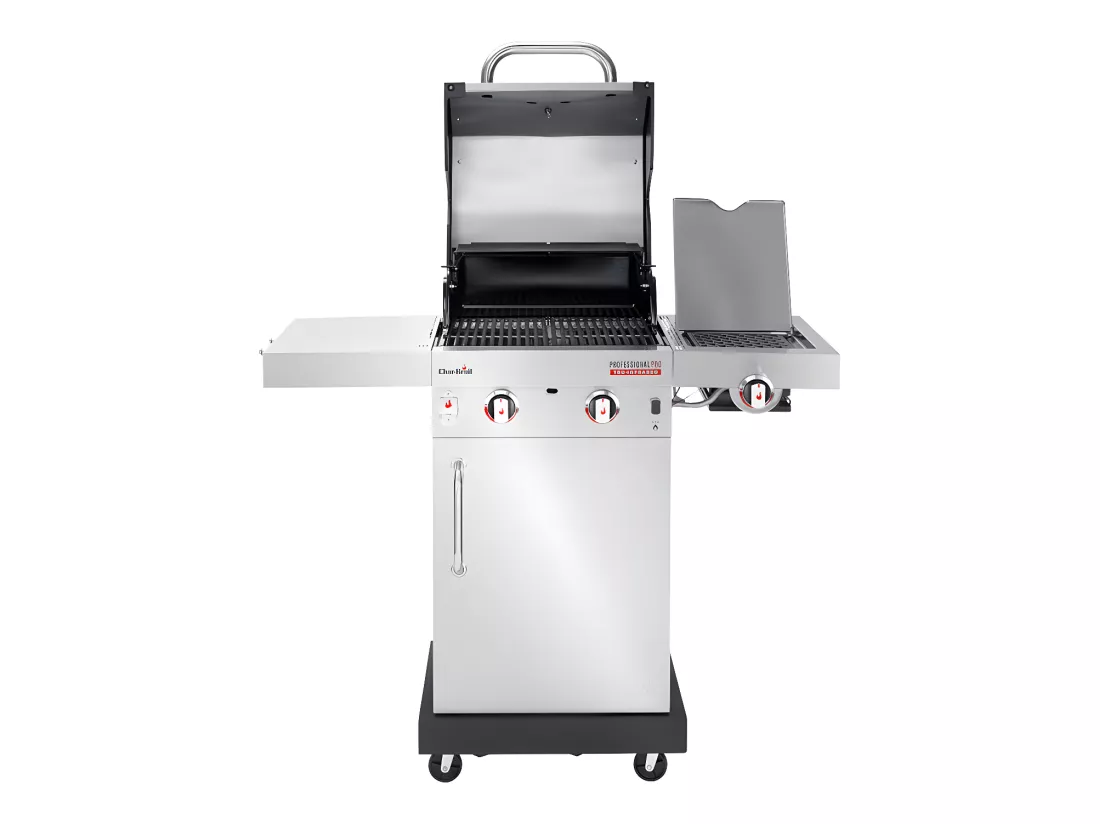Barbecue à gaz Professional Pro S 2 + Housse de protection + Plancha + Kit 3 ustensiles - Char-Broil