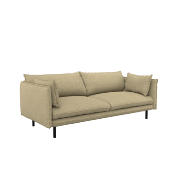 KARWEI hoekbank Gayle taupe met verlenging links
