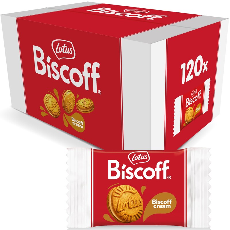 Lotus Gebäck Biscoff Sandwich Cream, 10 g, 120 Stück