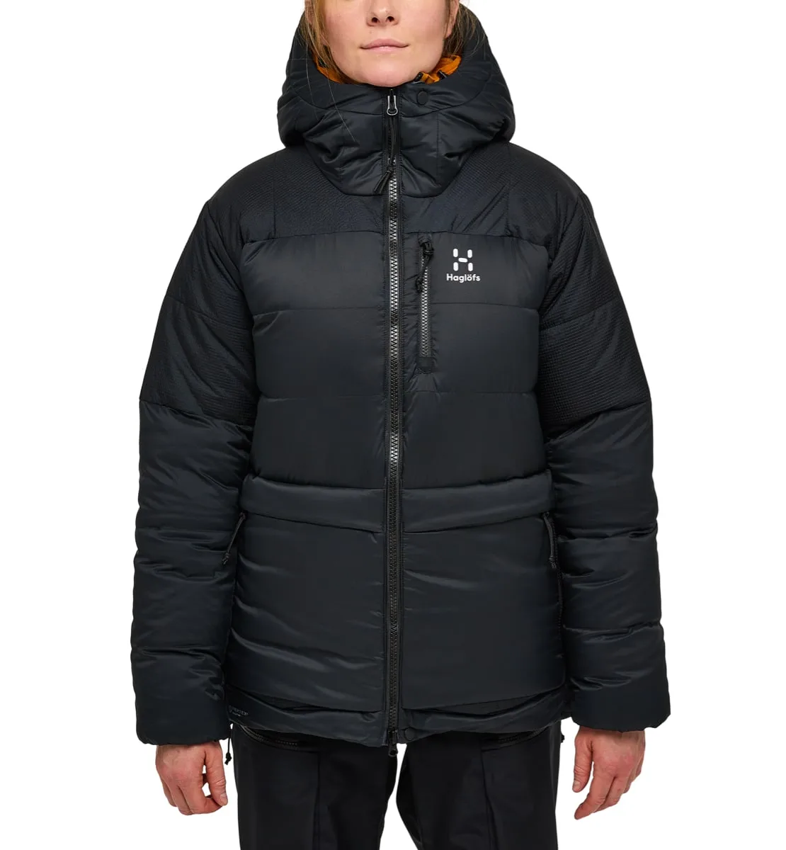 Haglöfs Women's Riksgränsen Down 800 Hood True Black