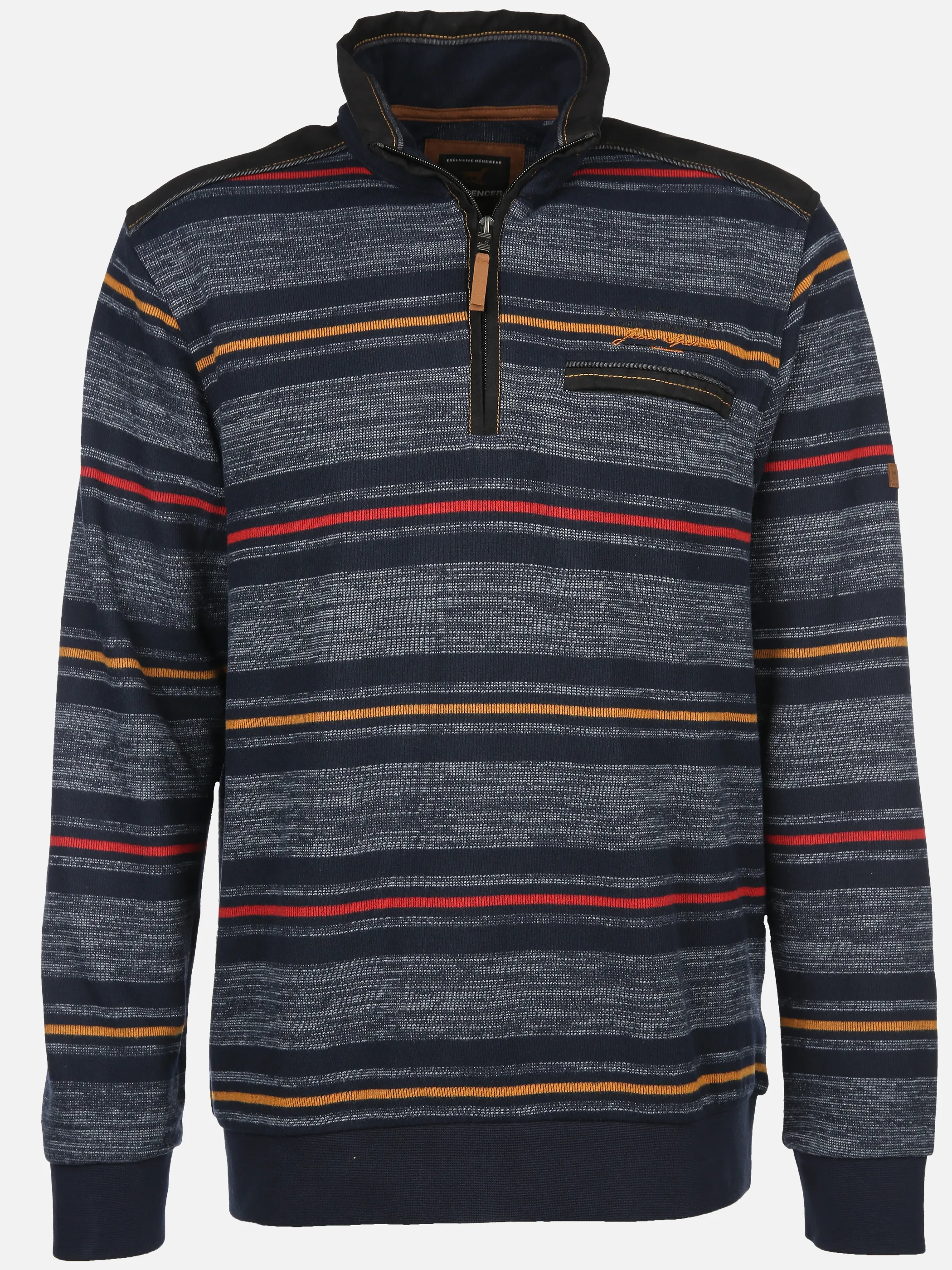 Herren Sweattroyer mit Streifen