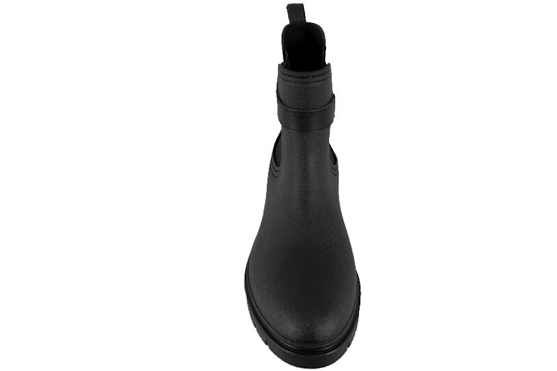 TOMMY HILFIGER TH STUD RUBBERISED RAINBOOT BLACK