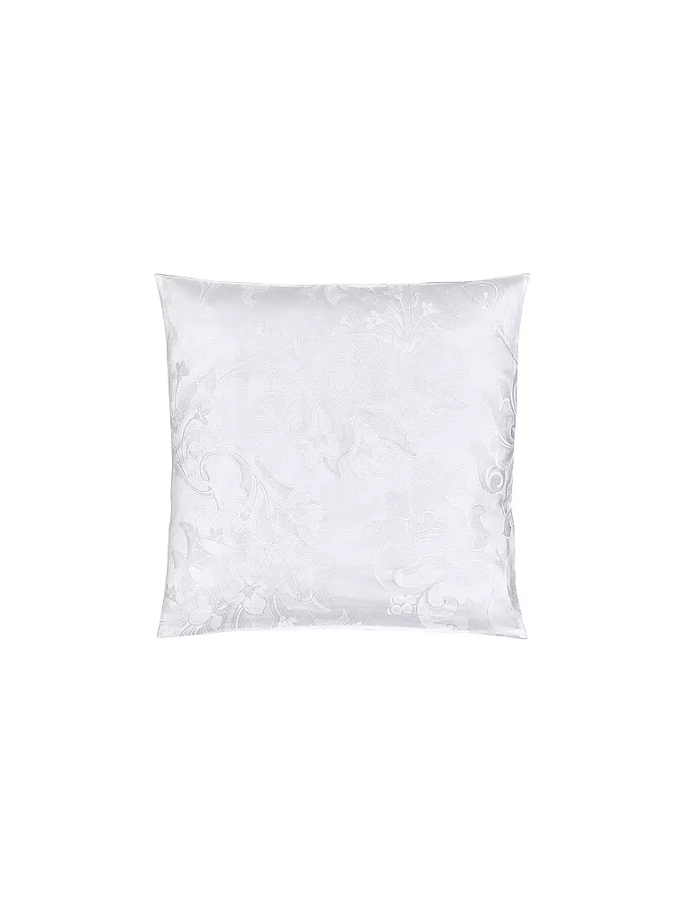 CHRISTIAN FISCHBACHER Jacquard-Kissenbezug MINERVA 70x90cm Weiss  weiss