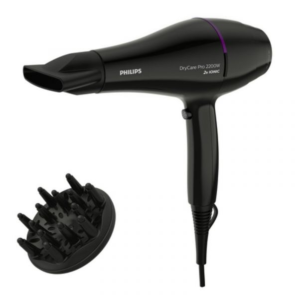 Philips Secador de Cabelo BHD274/00 - 2200W - AC Iónico com Difusor