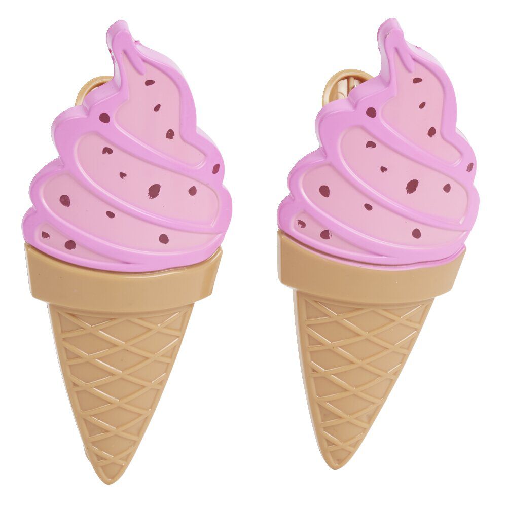Lot de 2 clips serviette forme glace