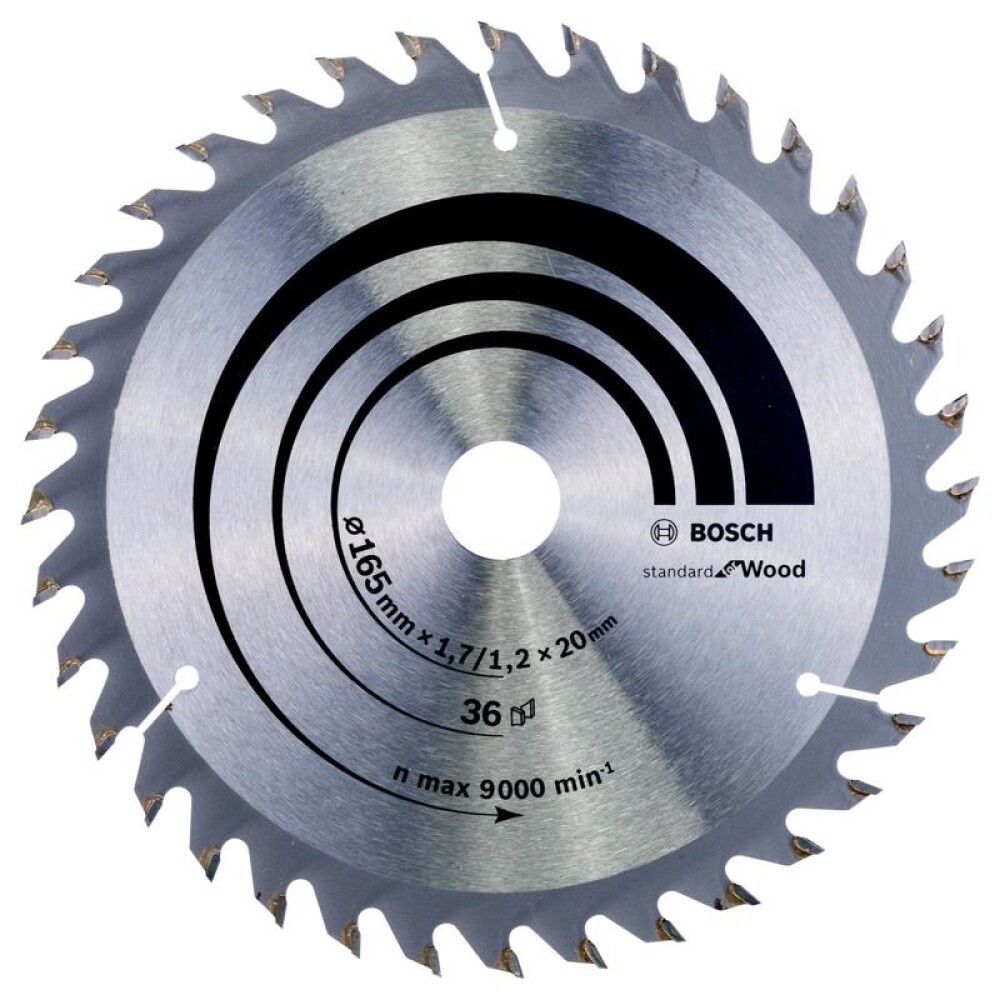 SIRKELSAGBLAD BOSCH 36T 165X20X1,7 MM