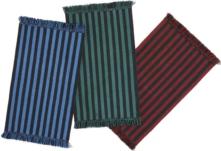 Hay Stripes and Stripes Wool-L95 x W52- Cherry