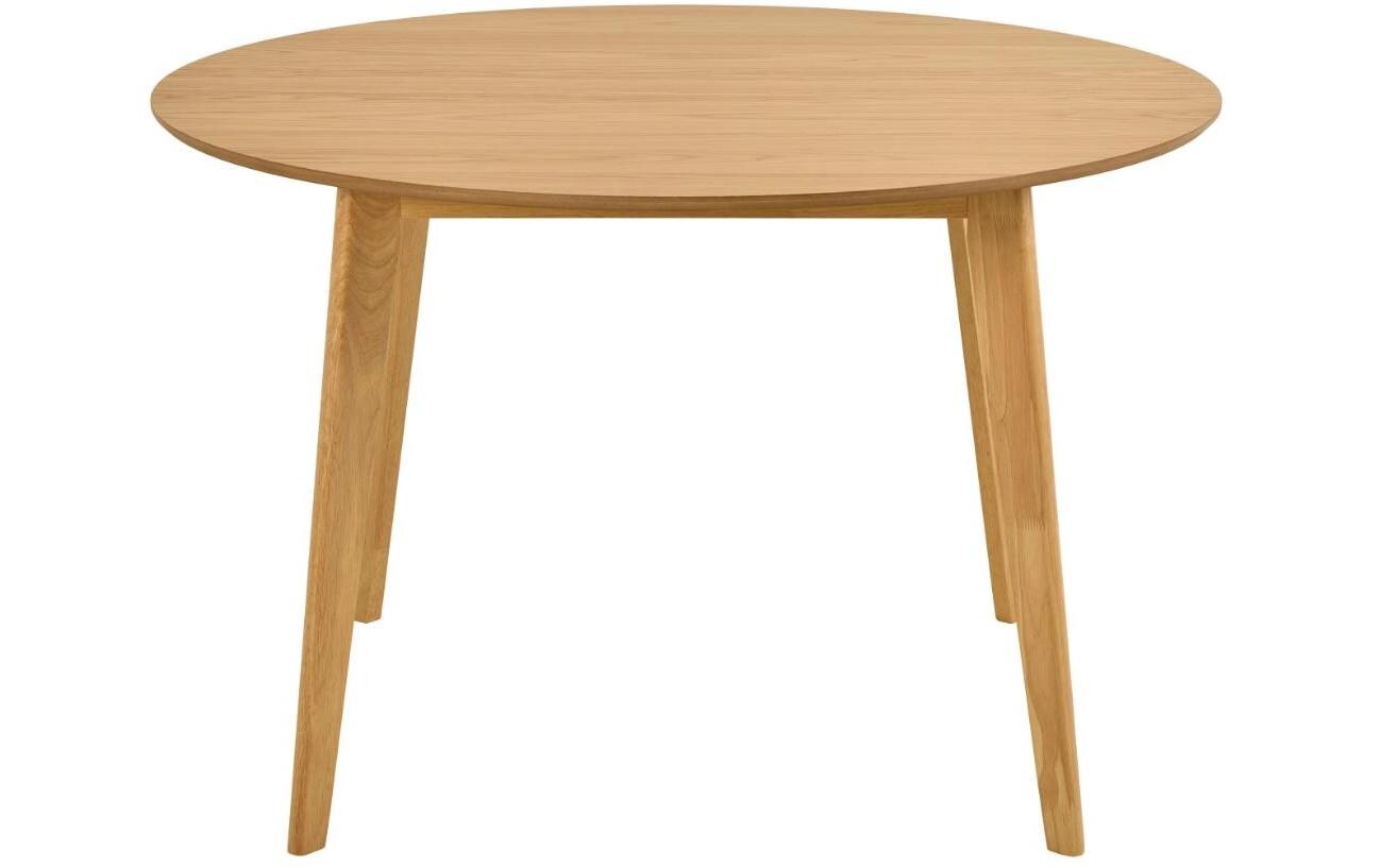 Tisch Roxby 120 x 76 cm, Braun<br>Eleganter, runder Esstisch aus Naturholz