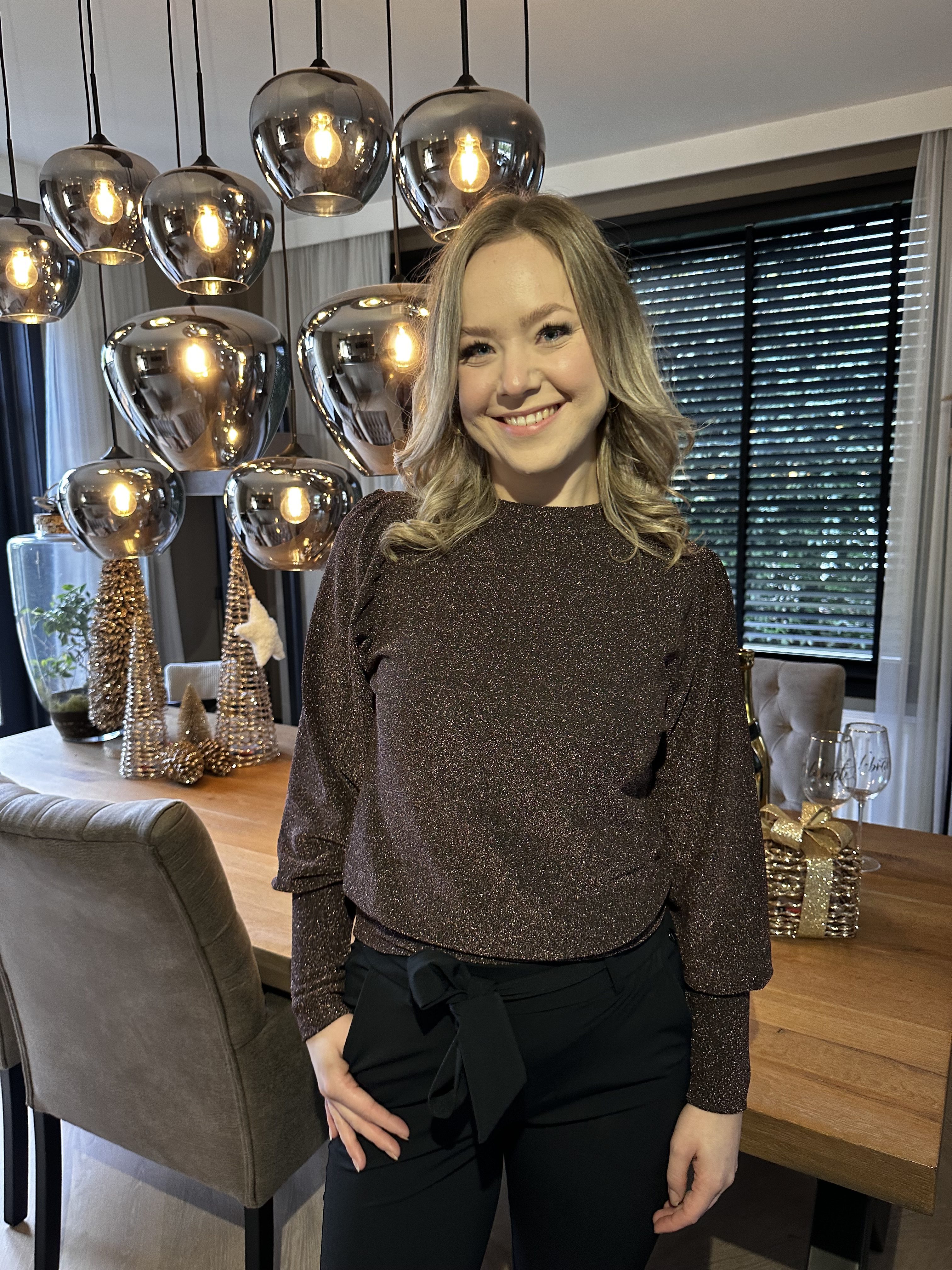 Glitter Top - Roze