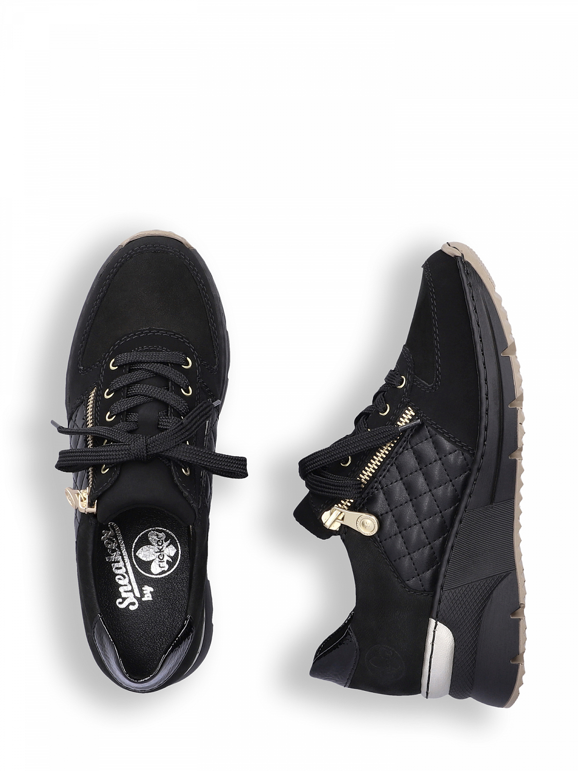 Rieker Schwarz Kilesneakers