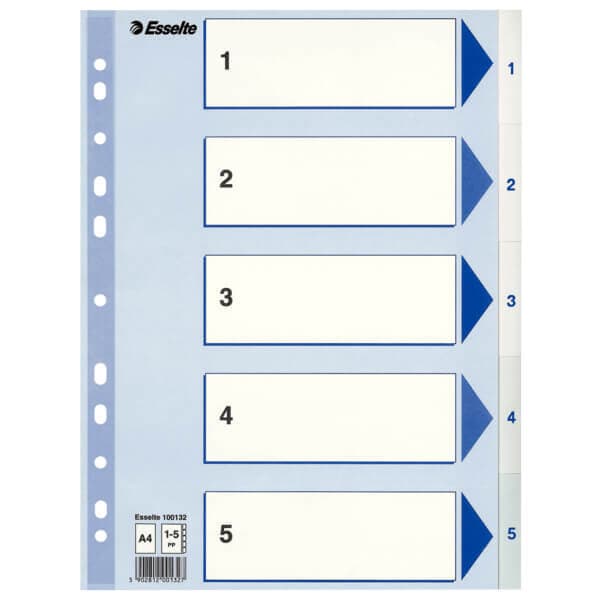 ESSELTE Register Non-Stop A4/1-5