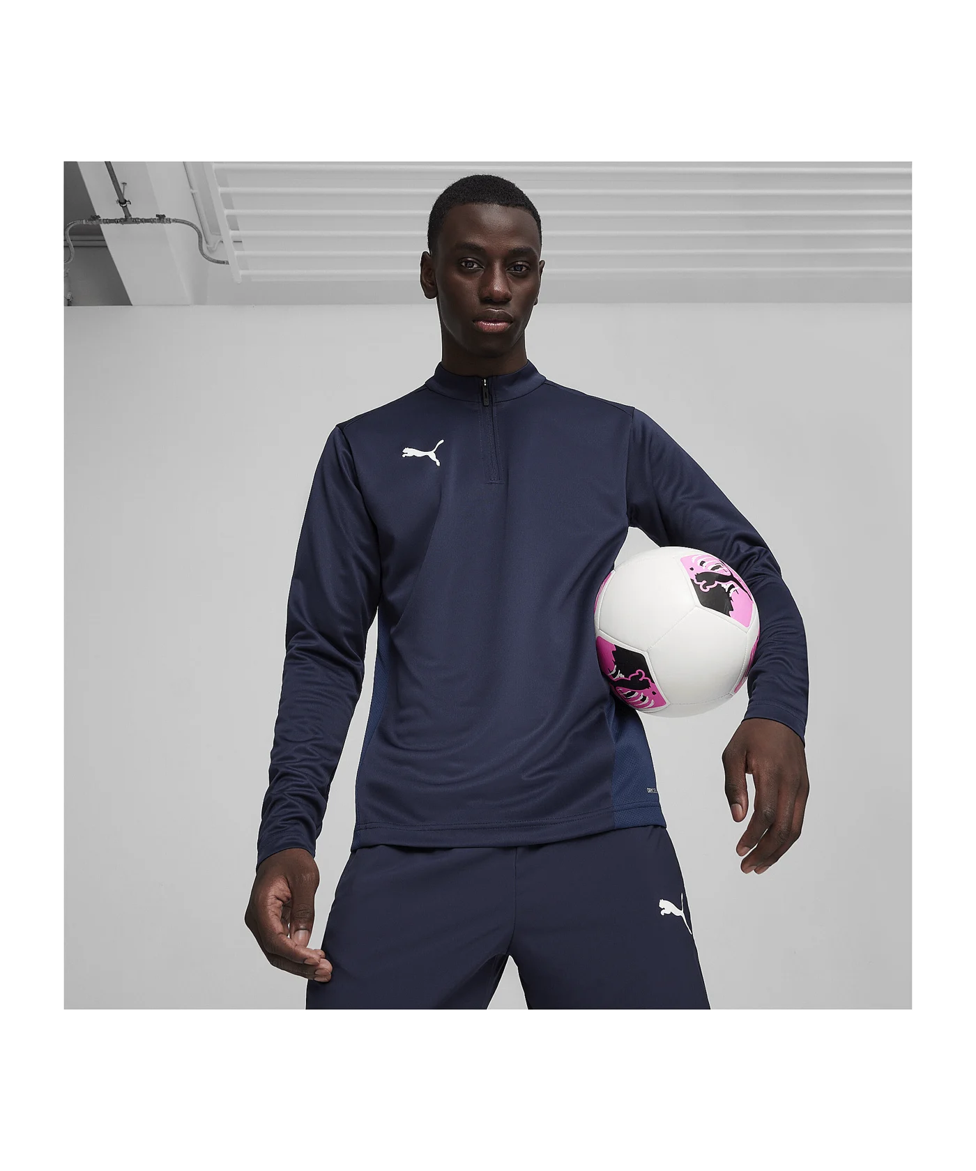 PUMA teamGOAL Training 1/4 Zip Sweatshirt Blau F06