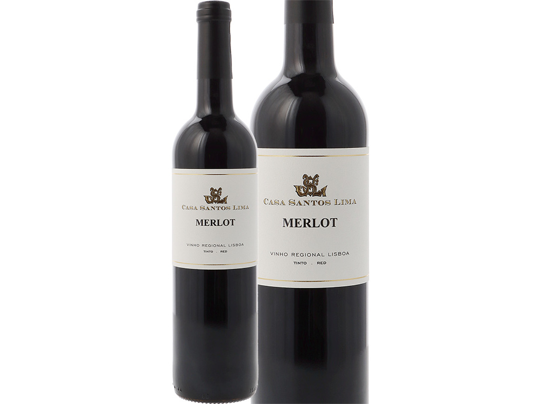 VINHO TINTO CASA SANTOS LIMA MERLOT IG LISBOA 0.75L