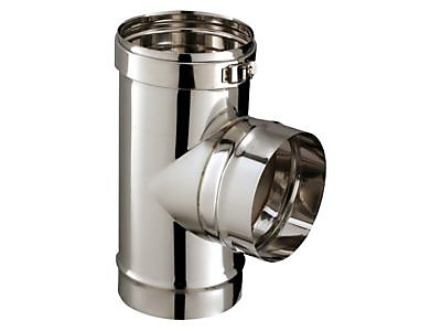 Té 90° + collier ø150 mm Poujoulat SL