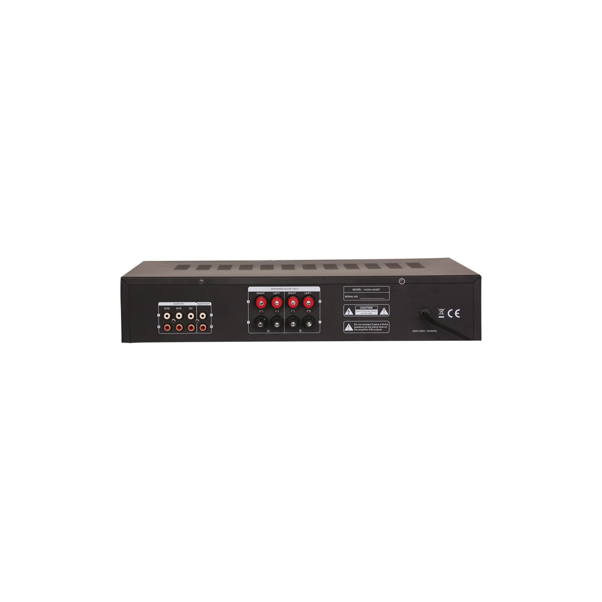 Madison HI-FI Stereoforsterker - Svart
