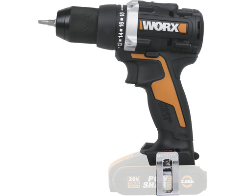 WORX Nitro 20V 60Nm WX102.9 accuboormachine/schroevendraaier, borstelloze motor + GRATIS bonusartikel: 20V accu WA3644 (4,0Ah)