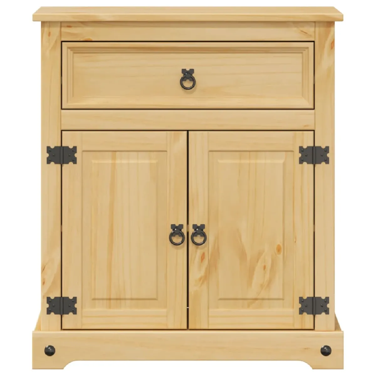 VidaXL Armoire Salle de Bain - Bois de Pin Massif