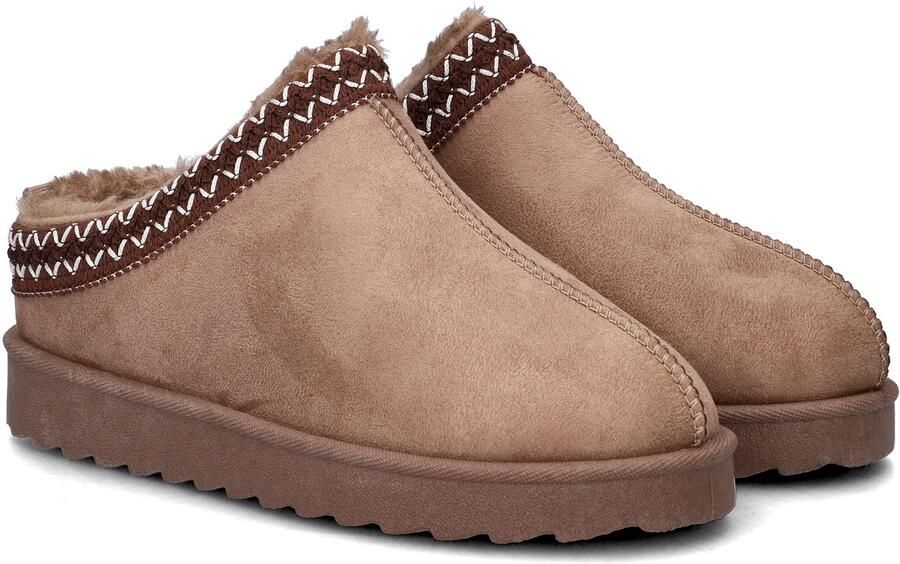 Nelson Home pantoffels taupe