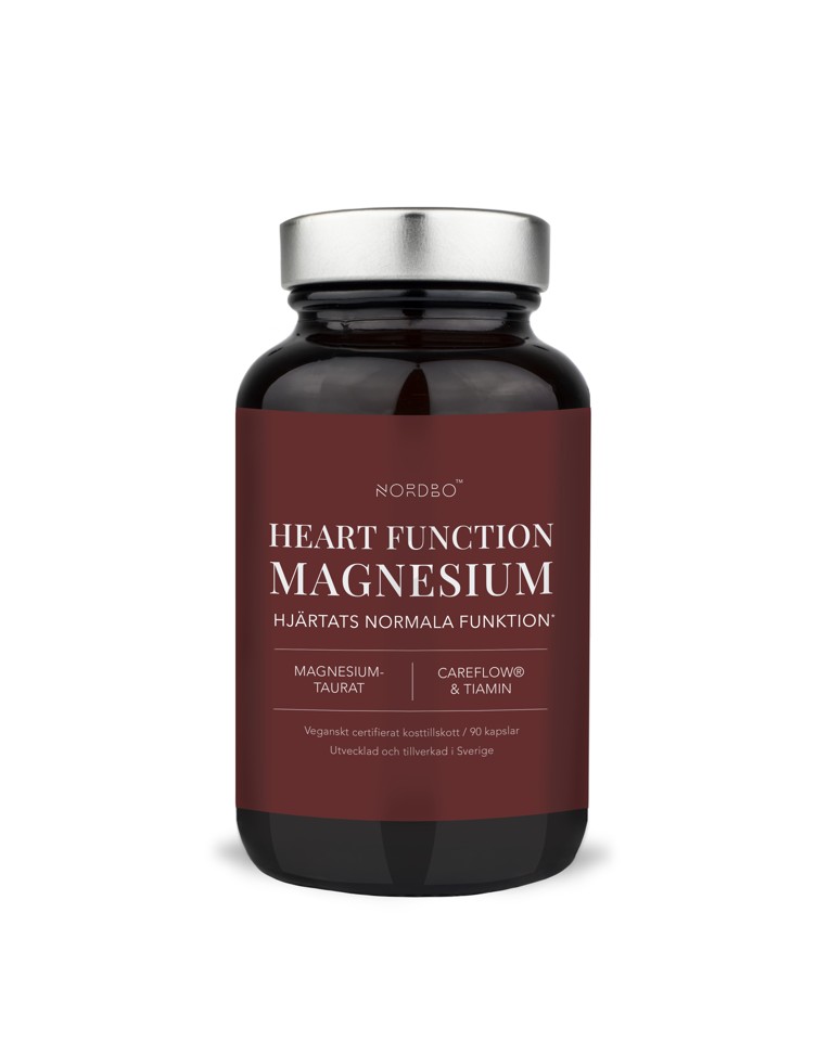 NORDBO - Heart Function Magnesium Vegansk 90 Kapsler