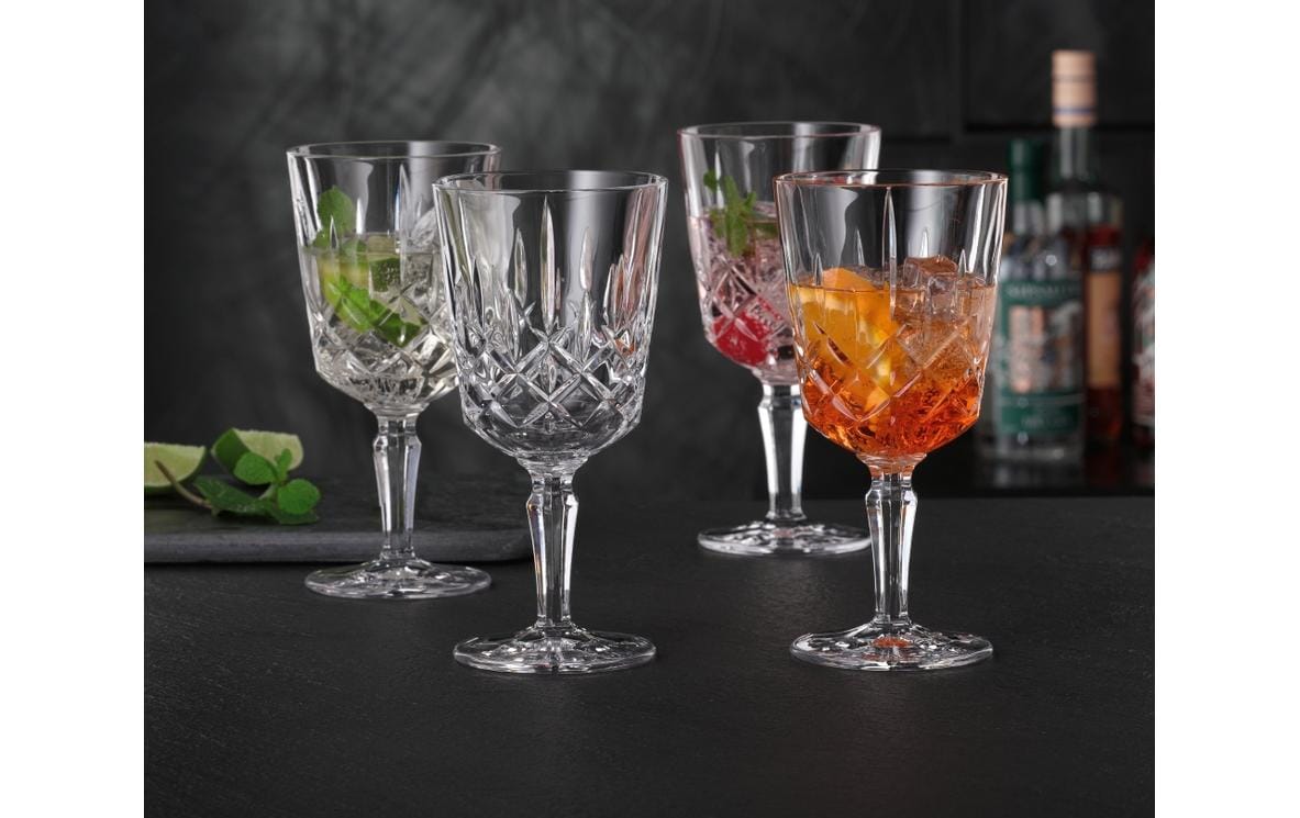 Weinglas Noblesse, 4 Stück4er-Set Kristallgläser für Cocktails und Wein