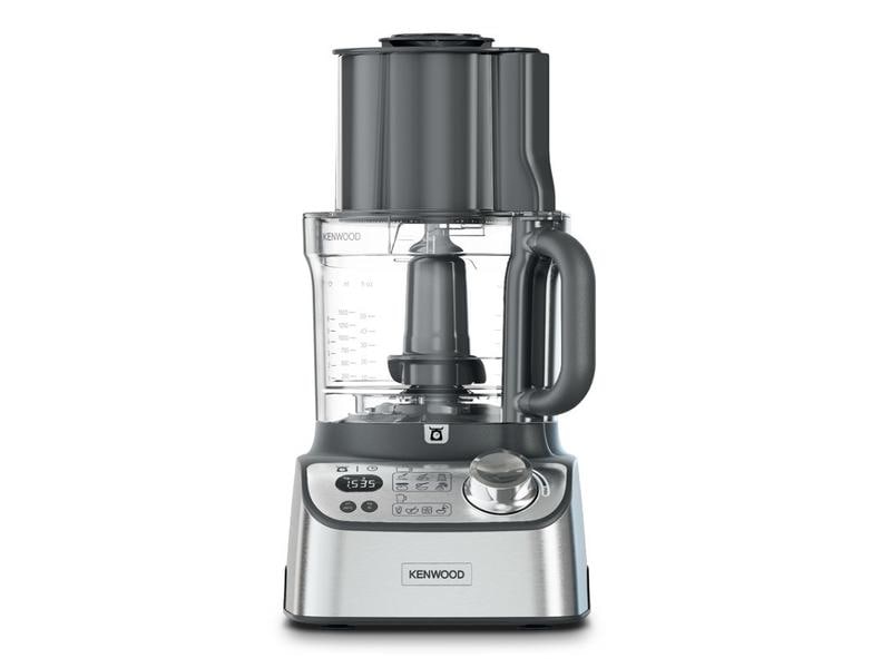 Kenwood Food Processor MultiPro XL Weigh  FDM72.990SS, Grau Küchenmaschine mit eingebauter Digitalwaage und dem Count-up-Timer