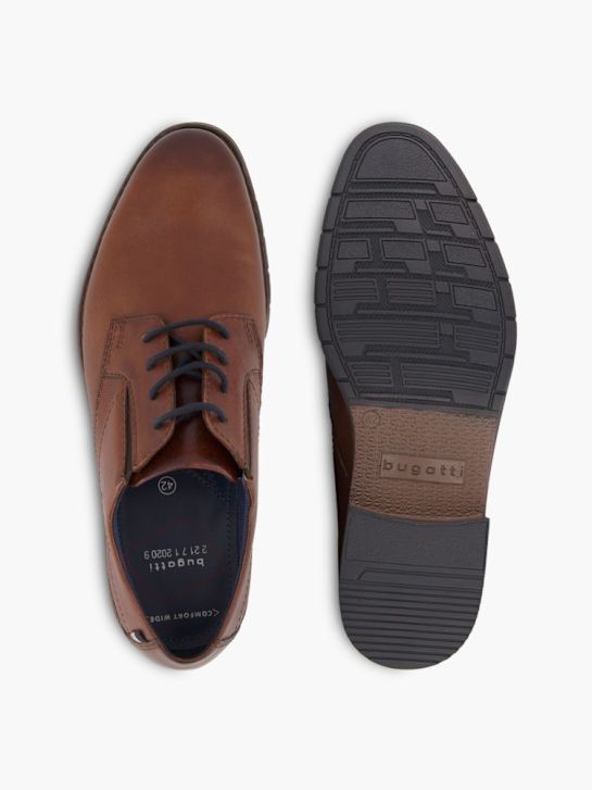 bugatti Businessschuh Cognac
